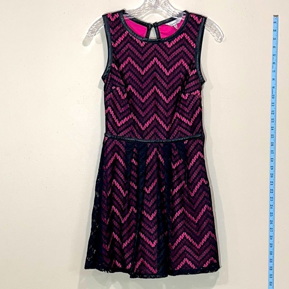 Black & Pink Sleeveless Mini Dress By Speechless. Juniors Size 3